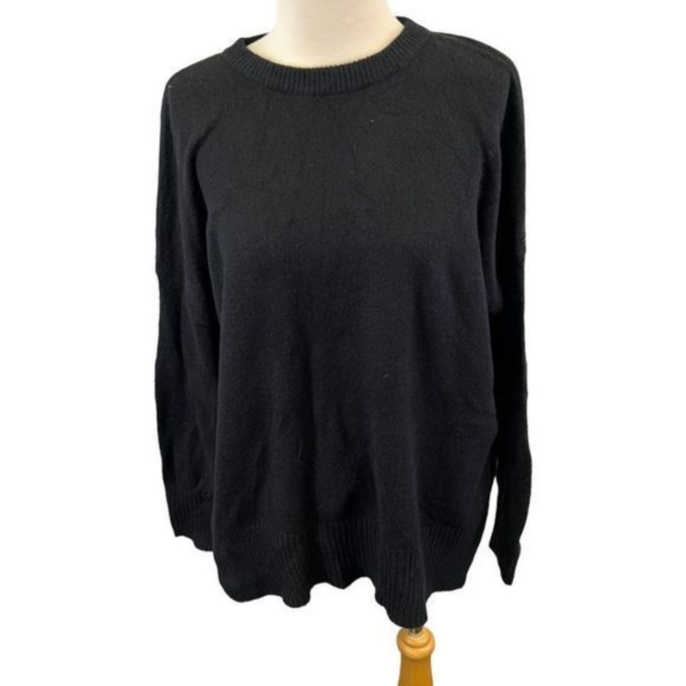 NWT TREASURE & BOND Black Crew Neck Sweater‎ (S)
